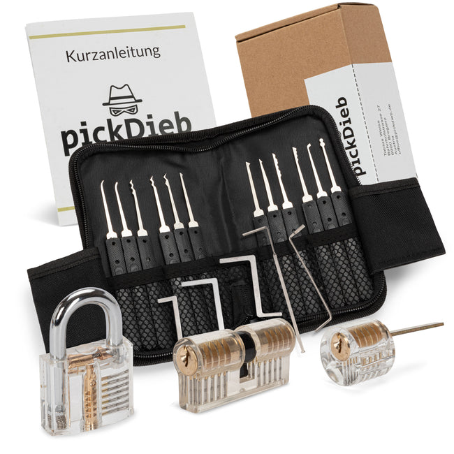 PickDieb Lockpicking-Set – 26-teilig